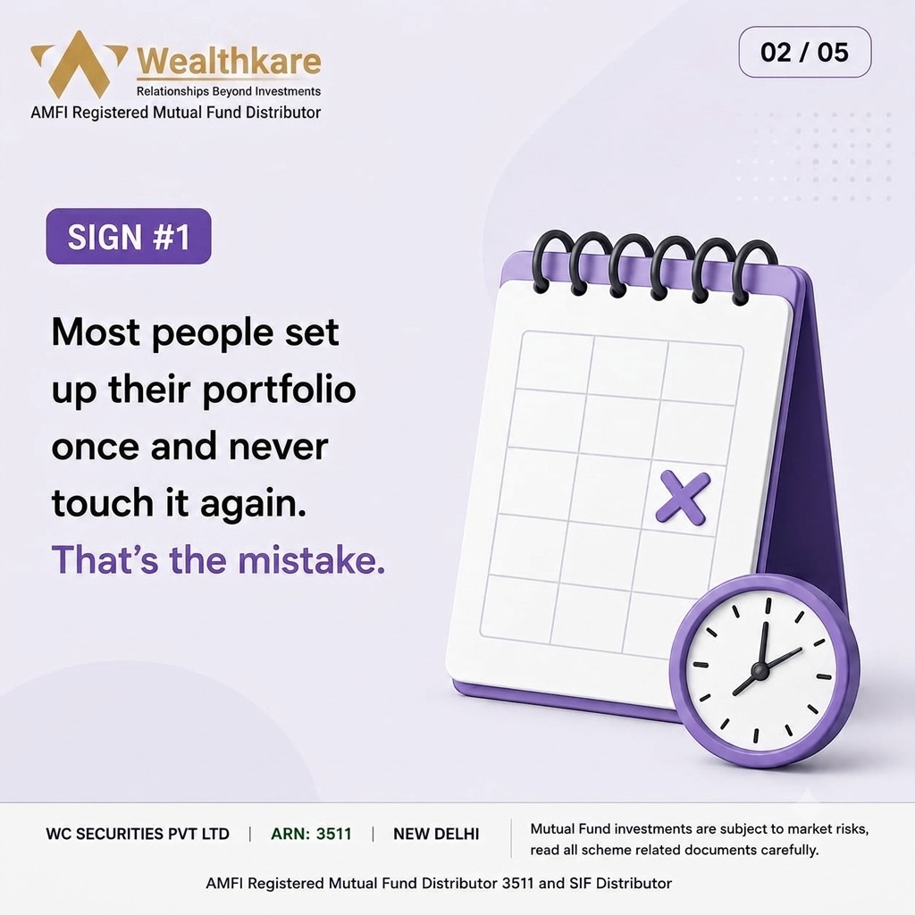 wc_securities's tweet photo. Most portfolios don't fail due to bad funds. They fail due to neglect.

3 signs yours needs rebalancing:

1. Set up once, never reviewed
2. One asset class has outgrown its allocation
3. Your risk appetite changed — your portfolio didn't

WC Securities | ARN: 3511 https://t.co/hi49Av9yNK