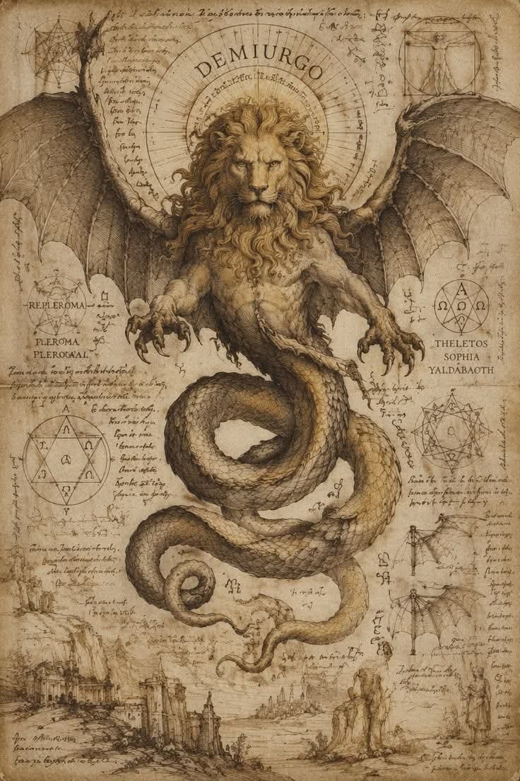DBenandanti's tweet photo. EL DEMIURGO DEL TRONO VACÍO

En la era anterior al tiempo, cuando las estrellas aún no conocían sus nombres y el universo era apenas un océano de posibilidades, existía un soberano al que nadie podía contemplar sin sentir que la realidad se doblaba a su alrededor. https://t.co/7hU72yBTic