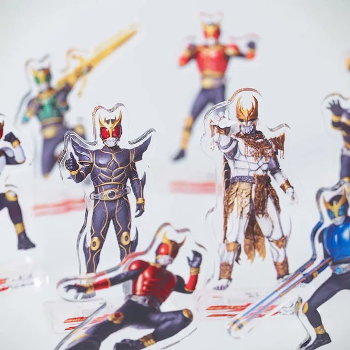 仮面ライダー アクリルフィギュアセット　仮面ライダー検定公式グッズ 👑究極のコレクション👑 #仮面ライダークウガ検定 のアクリルスタンド