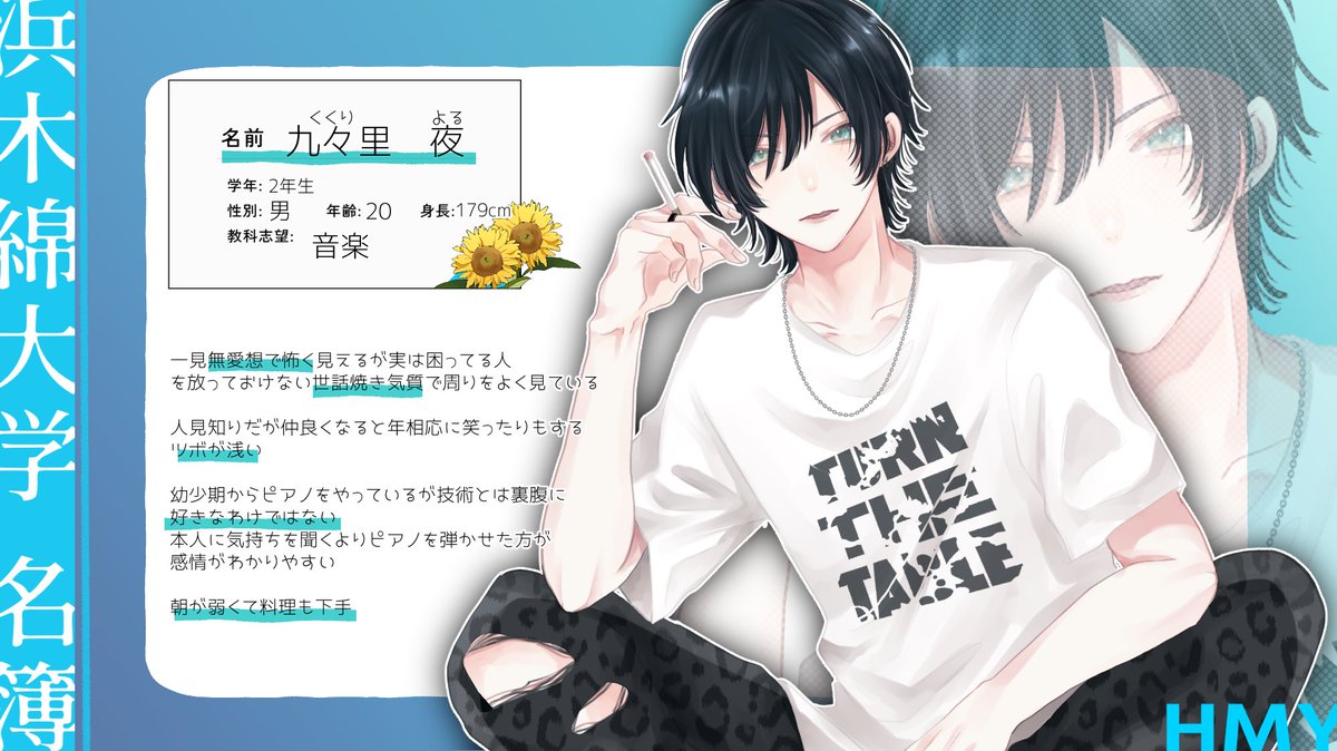susuino_su's tweet photo. 素敵な企画様( @KIMITO_SEIKA )に参加失礼します。
無愛想ですがよろしくお願いします🙇

#浜木綿大学生_名簿
#浜木綿_2年生
#きみと_夜明けのアルペジオ https://t.co/pr1j9q383W