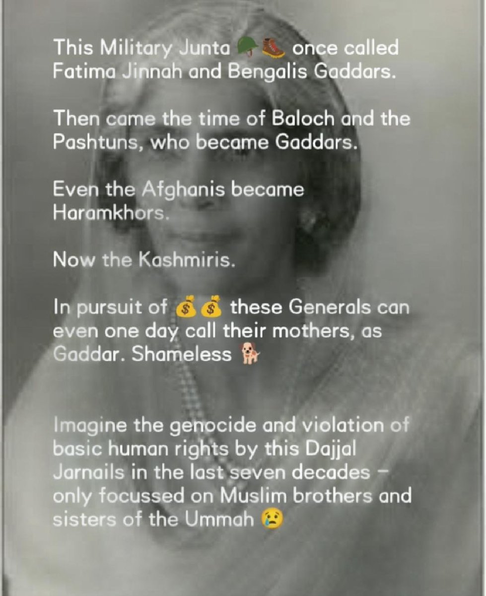 TheTechTalker1's tweet photo. @NAHZAT_ Najam Sethi also knows, he cannot say it...the real problem is the Military Junta 🪖🥾 which kills and violates own Muslim brothers and sisters of the Ummah and its citizens. And keeps the control on public governance and politics to hide its deeds. Until then, nothing good! https://t.co/7yzndOSdDb