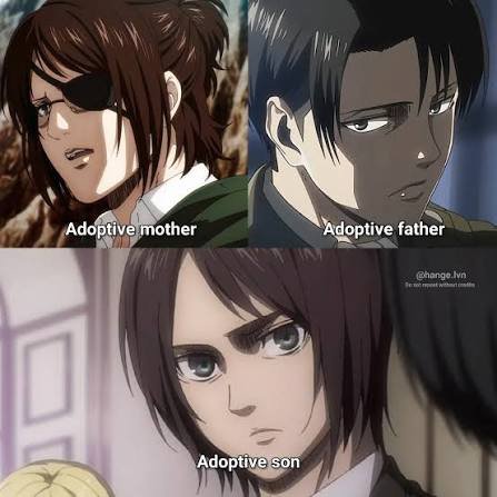 WhyNot3thi's tweet photo. @AnjaniPjv After seeing this, most people don't like it, and you know that most people also see Levi and Hange as Eren' parents, so for me Levi and Hange are a perfect couple and parents too 👌 https://t.co/cNSUeQfgDv
