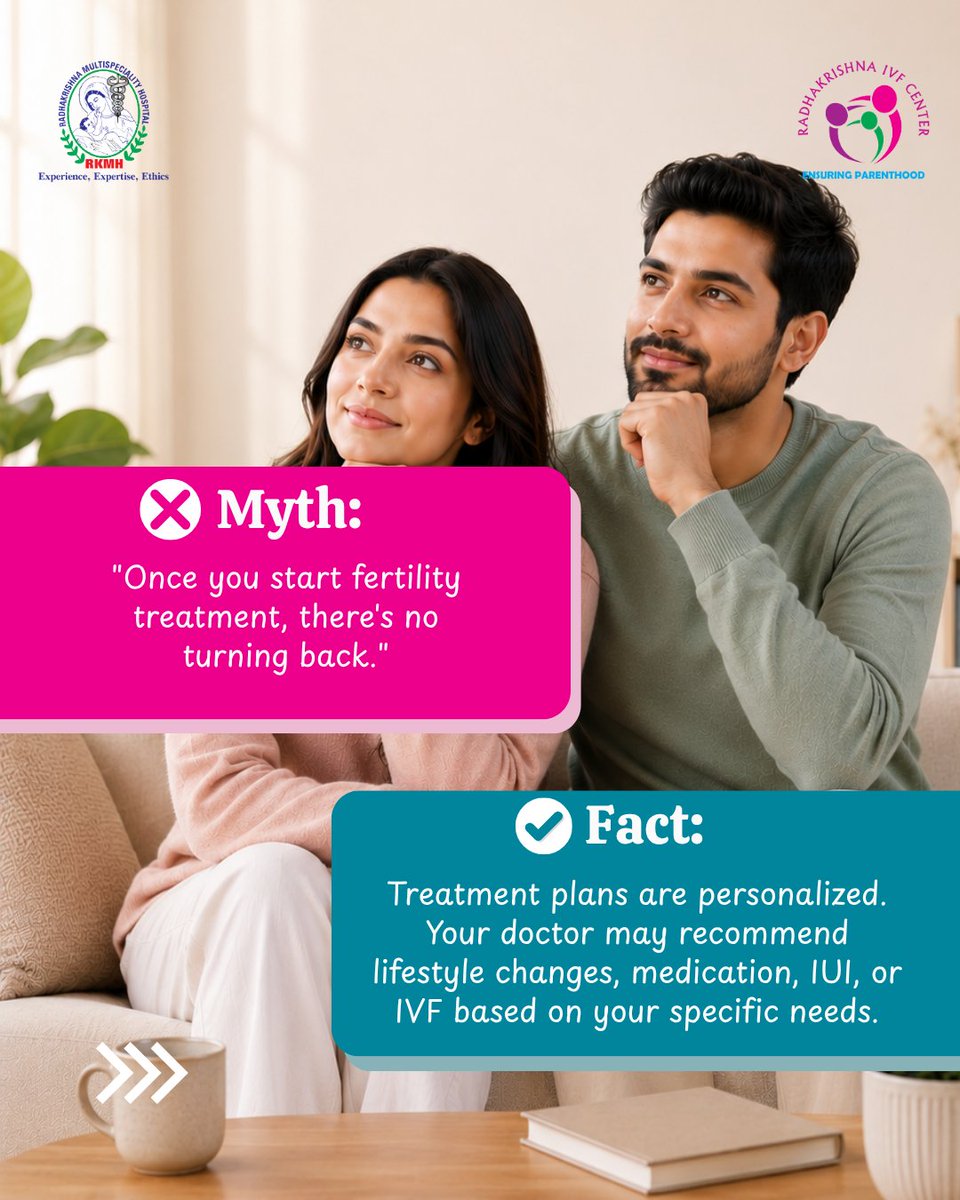 radhakrishnaivf's tweet photo. Don't let myths delay your fertility journey. The right information helps you make confident decisions and seek the care that's right for you.

📞 +91 9663160764
🌐 https://t.co/XeWjXqBcXc

#FertilityMyths #FertilityFacts  #FertilityAwareness  #IVFJourney #FertilityCare https://t.co/R3y9omqYNu