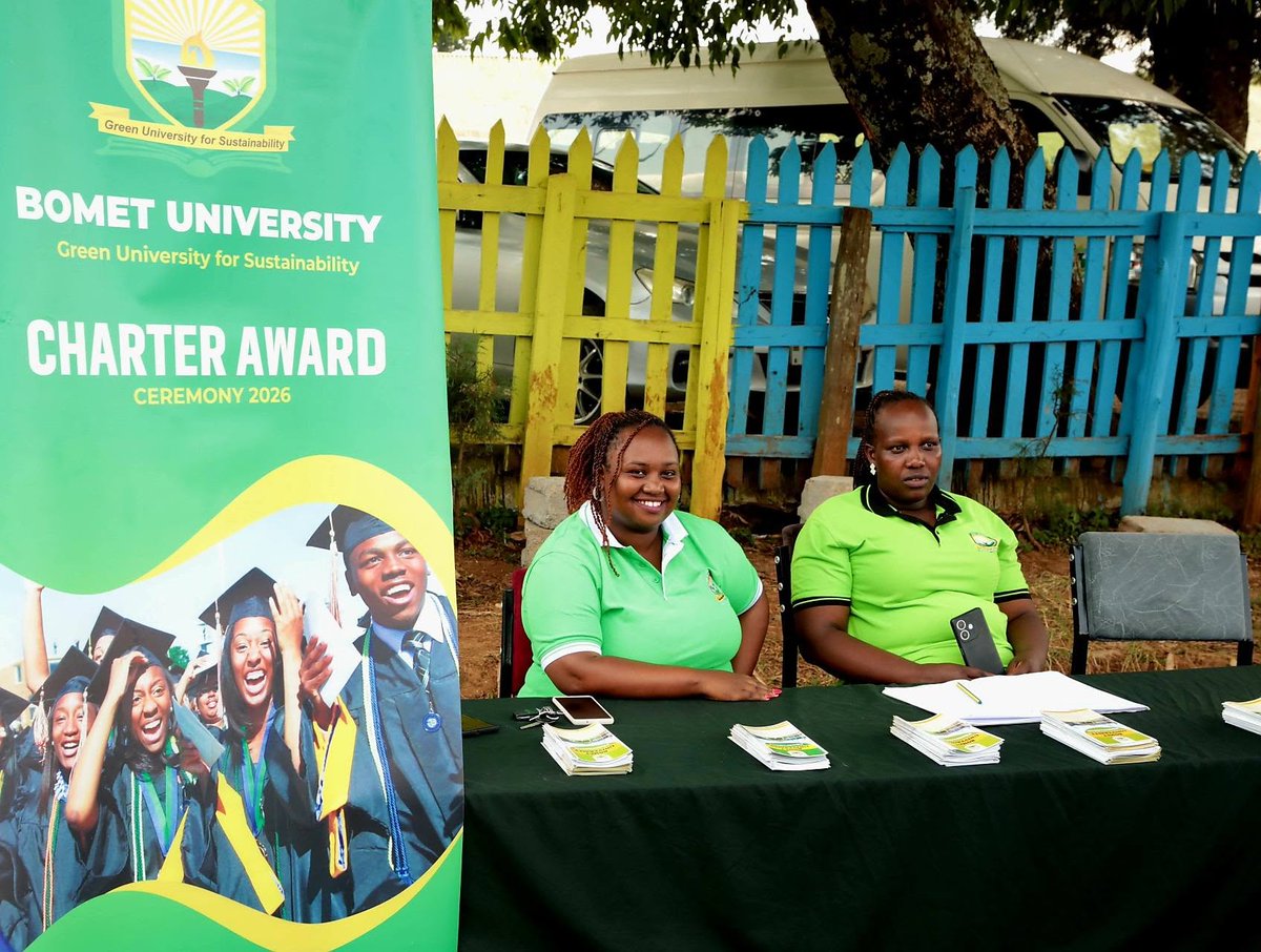 bometuniversity's tweet photo. Bomet University, led by the Career Advisory, Alumni and International Students Department, participated in a Career Fair at Kaplong Boys Senior School, guiding students under the Competency-Based Education (CBE) and 8-4-4 education systems in making informed career choices. https://t.co/1keK6mDuZH