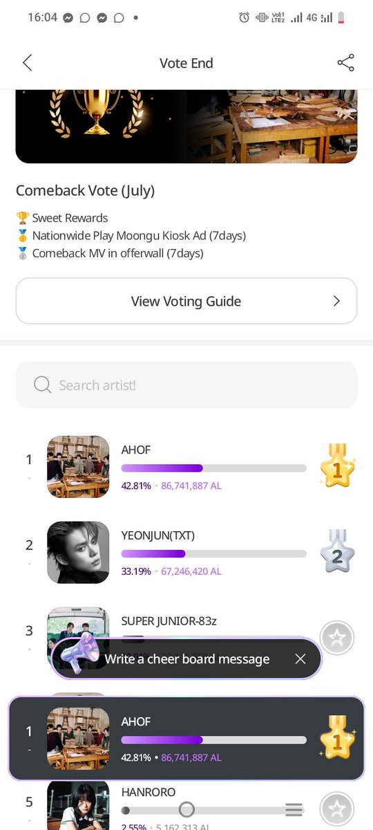 AHOFGrinders02's tweet photo. Congratulation FOHA!! 
Some good thing happens 😭. 
Team main account savings, drop for last seconds, not included members individual savings. . 
Thank you FOHA for the support. 

@AHOF_official @fnfent_official https://t.co/dpk1OmOCDT