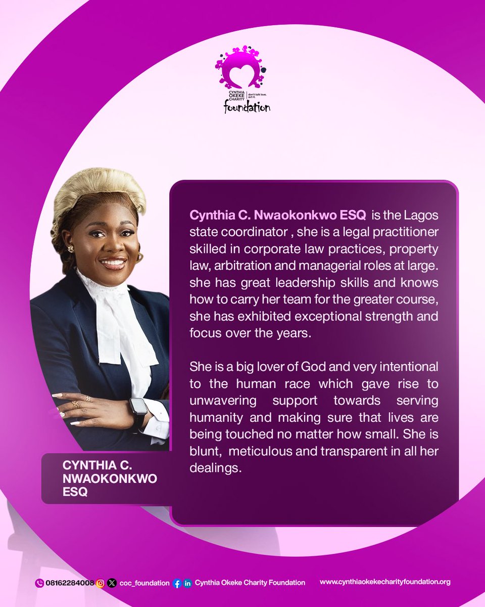 co_foundatiion's tweet photo. Meet the Executives of COCF🔆. 

We celebrate your commitment, passion, and willingness to serve humanity with love and compassion. May this journey of leadership, be filled with wisdom, unity, and strength to continue impacting lives and advancing the vision of the foundation. https://t.co/pFEZlwVtRK
