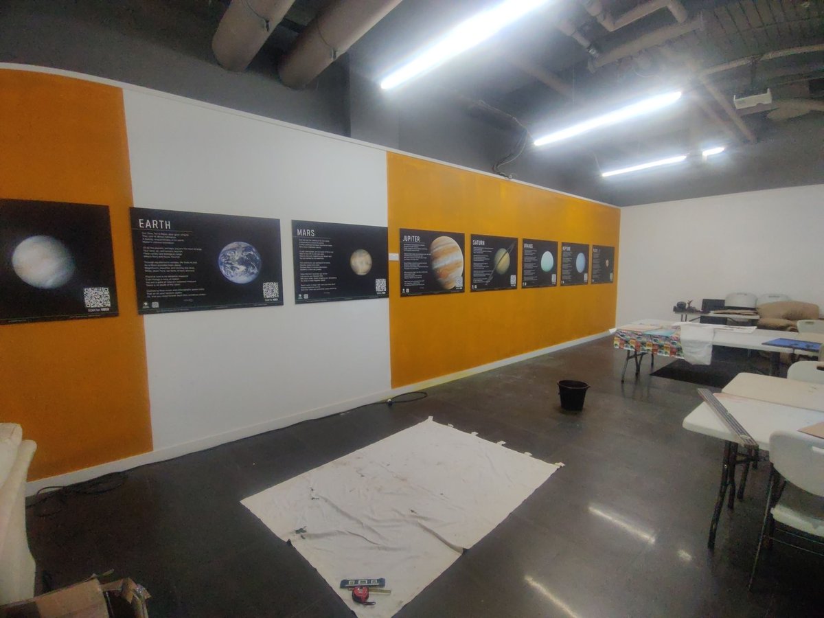 bartle_sam's tweet photo. My Planetary Poetry Exhibition is now ready to view at Blank Canvas CIC in Princes Quay (Level 3) Hull!
It runs until 31 July & I have a launch evening this Thurs (16th) at 6:30pm (doors open at 6pm). It'd be great to see you there if you can make it
#visithull #hullarts #poetry https://t.co/reIwbPTXS6