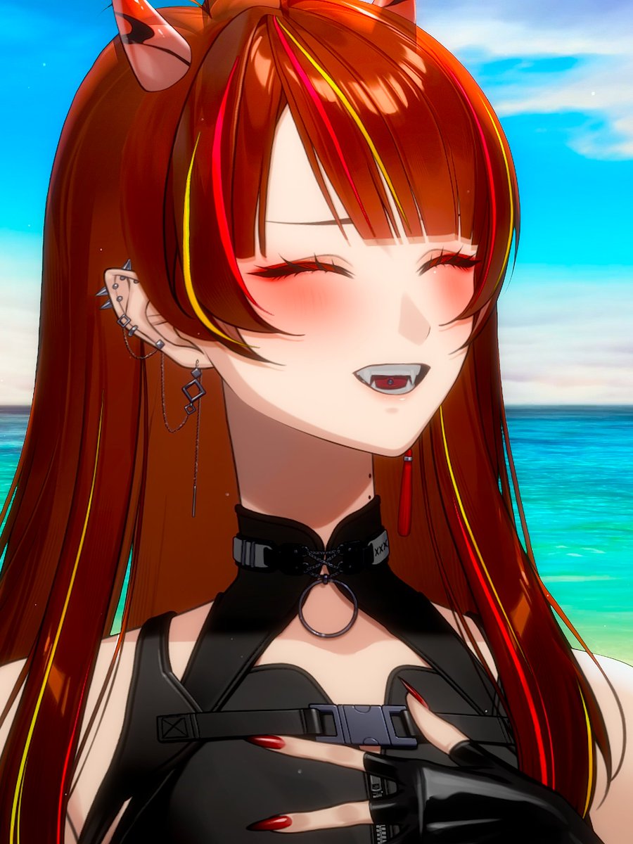 mela_akaru's tweet photo. おはメラ🔥#おはようVtuber 

みんな明日帰るよ～！
待っててくれるかなー？！？！
日に焼けて帰ってきますﾈ…

今日も21時にshortsですわよ！よろしくね🔥
仕事も学校もそれ以外の人も乗り切ろう！
ミューコミも忘れずにぽちっとお願いします！ https://t.co/wpIaXmPfWZ