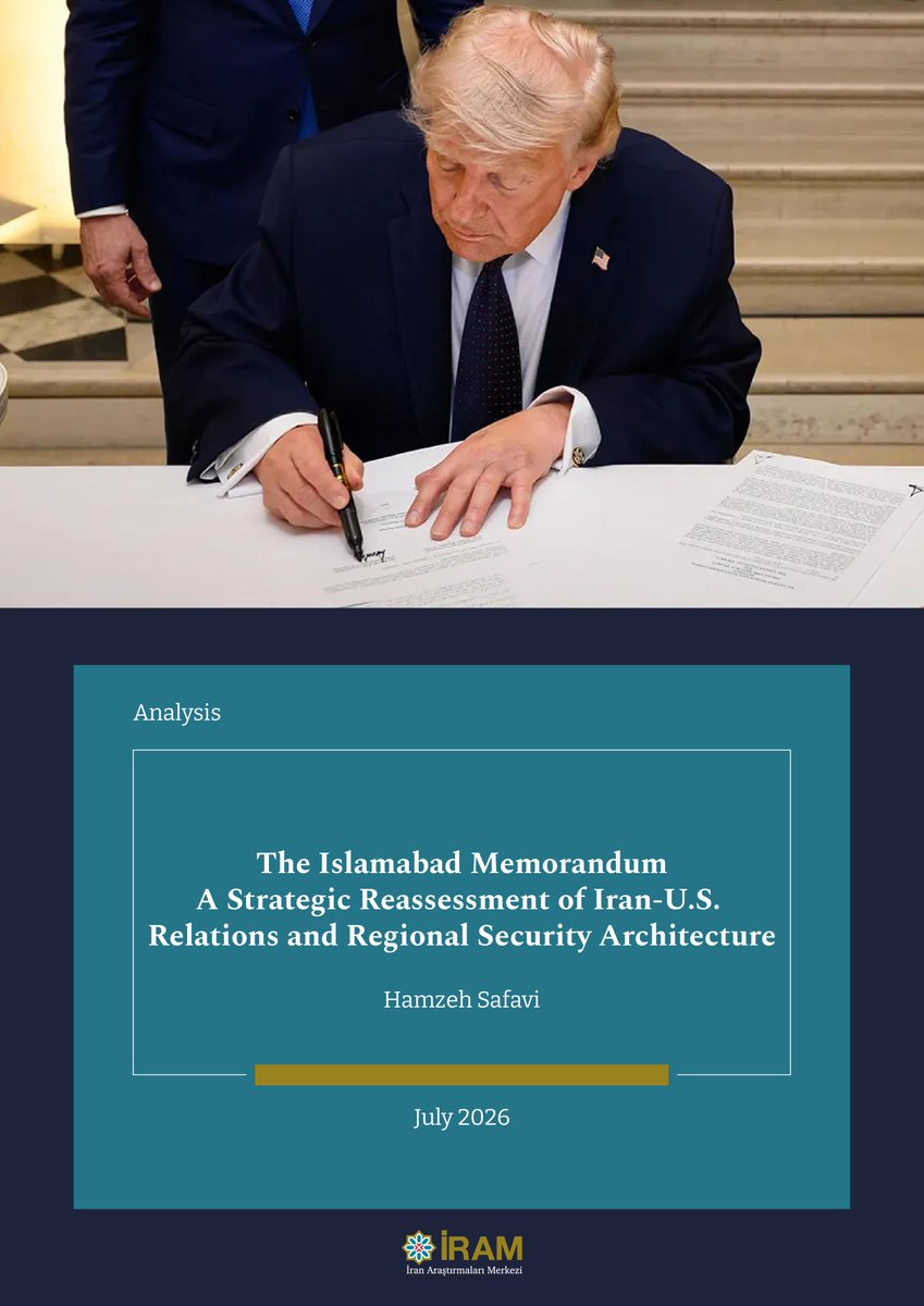 iramcenter's tweet photo. Analysis | The Islamabad Memorandum
A Strategic Reassessment of Iran-U.S. Relations and Regional Security Architecture

➡️What does the Islamabad Memorandum mean for the future of Iran-U.S. relations?
➡️To what extent does Iran’s new leadership under Ayatollah Mojtaba Khamenei represent a departure from the strategic posture of his predecessor?
➡️How realistic is the prospect of achieving a “permanent termination of war on all fronts, including Lebanon,” given the position of Benjamin Netanyahu’s government?
➡️Are the economic commitments undertaken by the U.S. realistic and implementable?
➡️Would Iran be willing to accept nuclear restrictions that go beyond those agreed under the JCPOA?

✍️Dr. Hamzeh Safavi 

👉https://t.co/f7UQuTD5hX