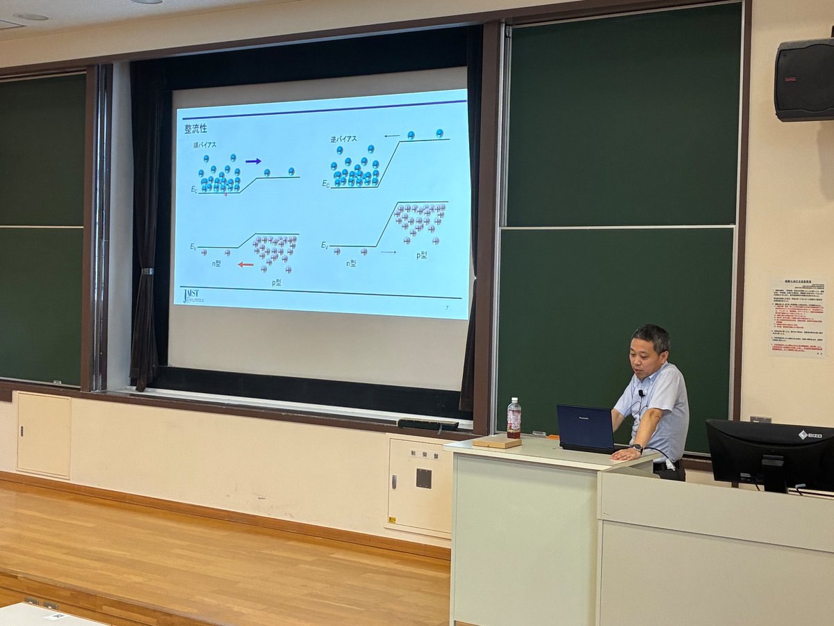 higashihara_lab's tweet photo. 学部3年生向けの講義において、外部講師として北陸先端科学技術大学院大学（JAIST）の大平圭介先生をお招きしました。ご多忙の中、遠方よりお越しいただき、貴重なご講義を賜りましたこと、心より御礼申し上げます！ https://t.co/3oiSgk0fMC