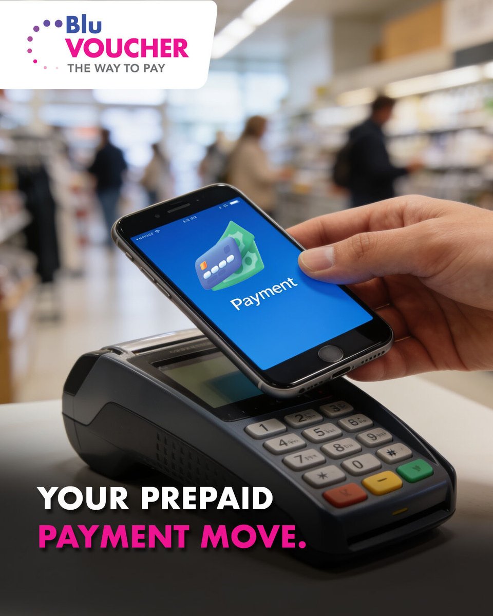 BluVoucher's tweet photo. Quick one for the people at the till. Blu Voucher is for anyone who wants an easier way to pay online at selected partners. No bank card pressure, no surprise spending spiral, just a voucher code that arrives ready to work. Sharp-sharp. https://t.co/O4hreoygGb
