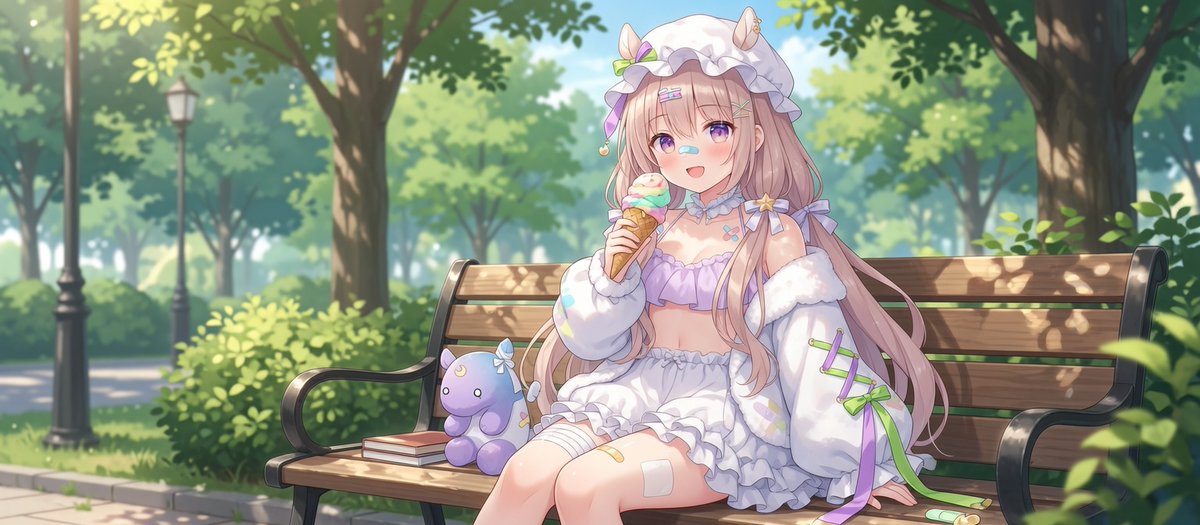 main_loop's tweet photo. 夢眠ゆらめちゃんのファンアートです。三面図を見かけたので試しに生成してみました。高画質版の三面図は取得できなかったけど、それでもかなりいい感じに生成できたような？

夢眠メアちゃんの画像が全然ない…

#ゆらめぁーと #夢眠ゆらめ https://t.co/KmkCAf2vbb