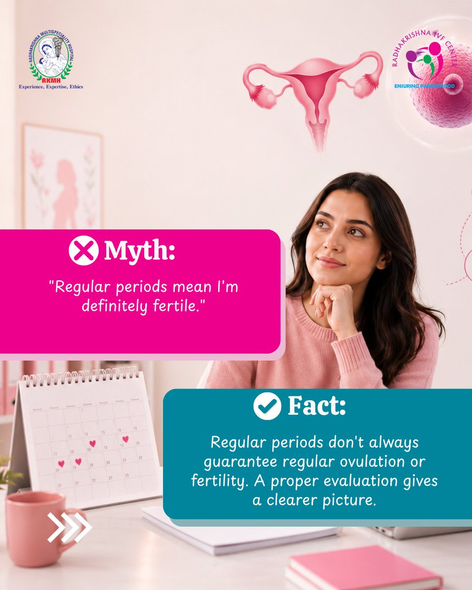 radhakrishnaivf's tweet photo. Don't let myths delay your fertility journey. The right information helps you make confident decisions and seek the care that's right for you.

📞 +91 9663160764
🌐 https://t.co/XeWjXqBcXc

#FertilityMyths #FertilityFacts  #FertilityAwareness  #IVFJourney #FertilityCare https://t.co/R3y9omqYNu