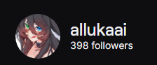 Allukaaii's tweet photo. GUYS IM SO CLOSE TO 400!!!! OMG OMG OMG!! 
#allulive

if you wanna help me get there this is the twitch
https://t.co/jnHKzqnWqF https://t.co/roXYwejp6k