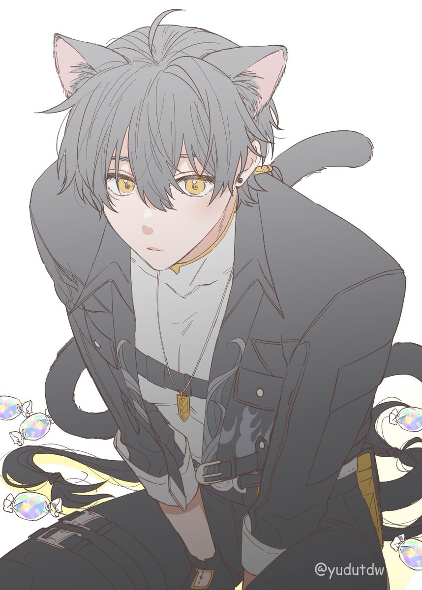 kinkuro_wo's tweet photo. 🍬右漂♂webオンリー開催まであと3日🍬

本日はゆづるさん（ @yudutdw ）のイラストをお披露目！ 上目遣いが可愛らしい💖おや、そこに散らばっているのは……？

ゆづるさんご協力ありがとうございます☺️✨ https://t.co/nzWHq3yWsn