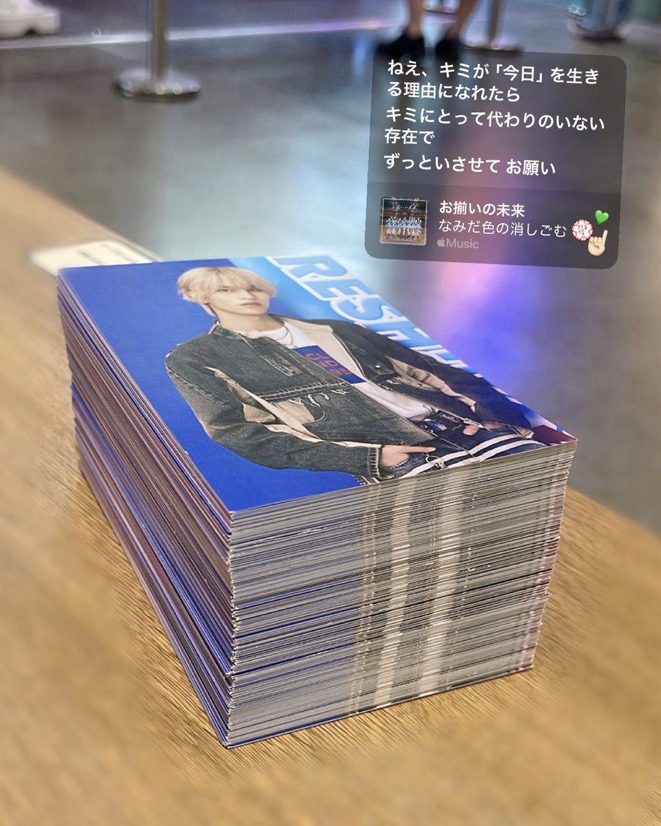 05melo_sf's tweet photo. FRESH!! リリイベ最終日🔚💮✨

世界1幸せにしてくれてありがとう( i꒳​i )⭐️
私もこのアルバム期間絶対忘れないよ…💭
 #ICEx  #FRESH https://t.co/SXkbSW2CWi