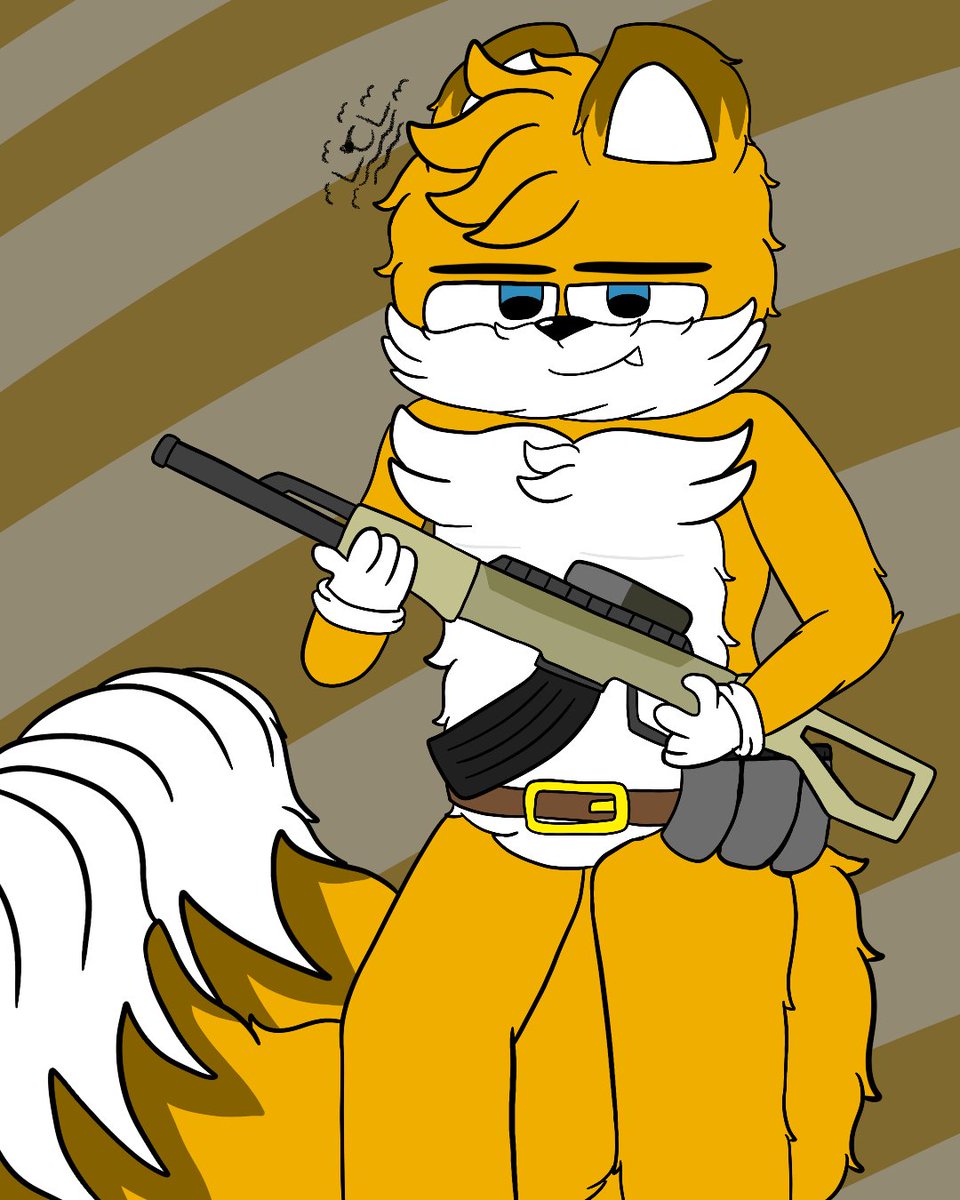 LapisCrowLime's tweet photo. Tails With A Weapon

#lapiscrowlime #fanart #milestailsprower #artist #furry https://t.co/PmJb22jgzh