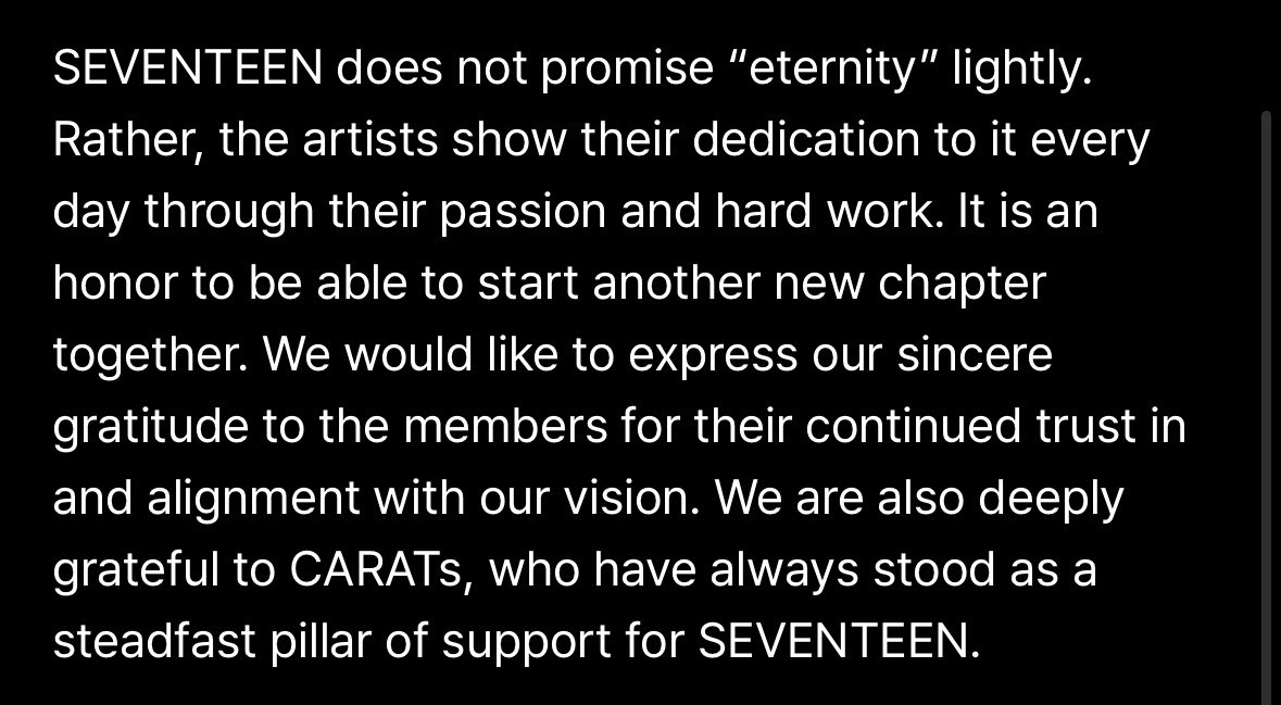cheolidoscoups's tweet photo. “SEVENTEEN does not promise "eternity" lightly. Rather, the artists show their dedication to it every day through their passion and hard work.”

😭😭😭😭😭😭😭😭😭😭😭😭😭😭😭 https://t.co/uDV6rnEZg8