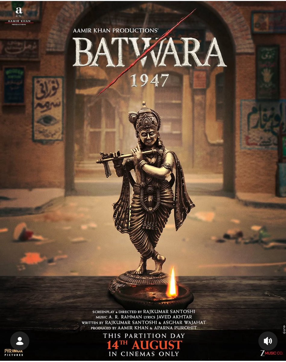 LegendDeols's tweet photo. When the World choses side , He choses DHARMA 🔥🔥🔥.
Batwara 1947 only on cinemas from 14th aug . https://t.co/UjQWZsSamg