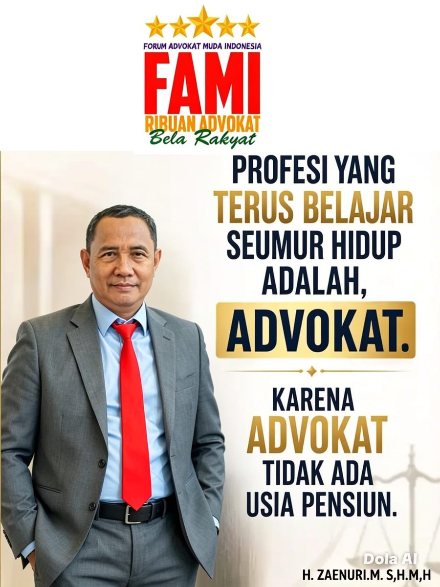 AdvokatZenuri's tweet photo. SUKSES RIBUAN ADVOKAT FAMI👍👍👍👍👍🇮🇩 https://t.co/gKPkDPi0zk