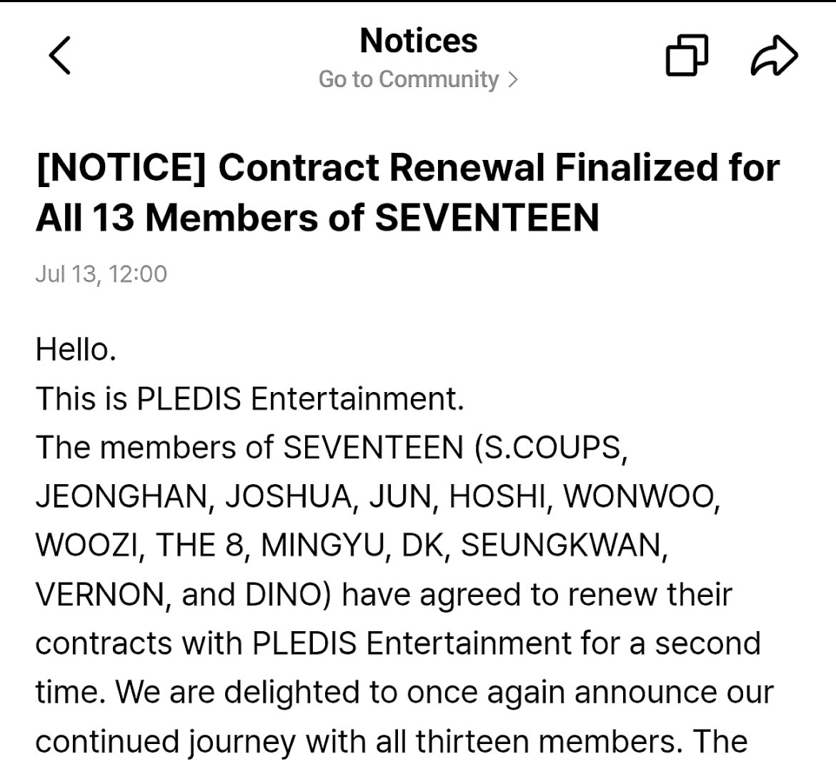 tesalllllo's tweet photo. so happy🥺❤️😭
thankyouuu @pledis_17 https://t.co/wDGxRJgMZh