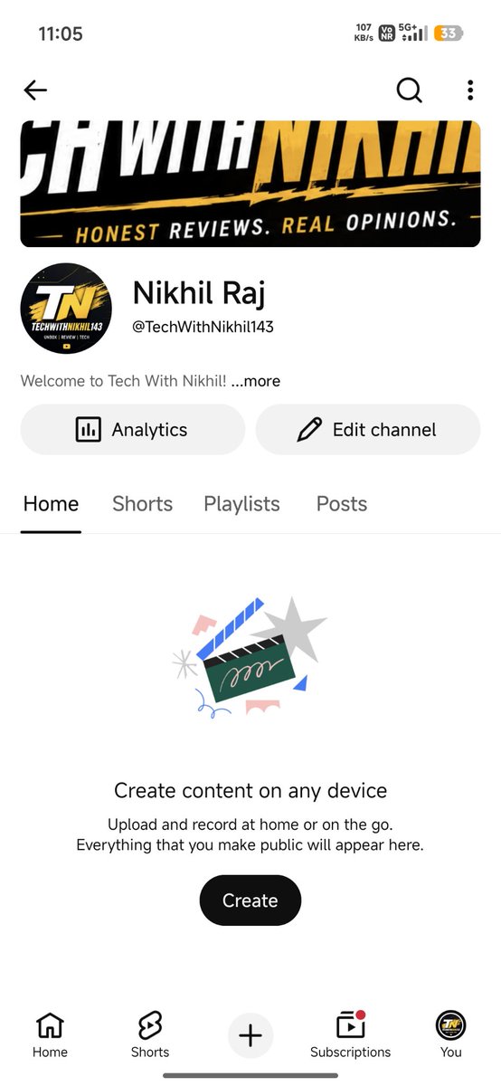 techwithNikhil1's tweet photo. Building Tech With Nikhil
Honest tech reviews, unboxings &amp; smartphone content on YouTube 📱
Open to collaborations with @XiaomiIndia @SamsungIndia @realmeIndia @OnePlus_IN @iQOOIndia @nothing 
Follow my journey: YouTube - TechWithNikhil143 
#TechReviewer #YouTubeCreator https://t.co/bYfz3iN49V