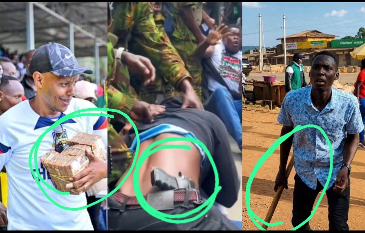 CopShakurkihara's tweet photo. Ruto's ways of winning an Election.

"Money" "Guns" and "Goons" https://t.co/h0eXsUMNdk
