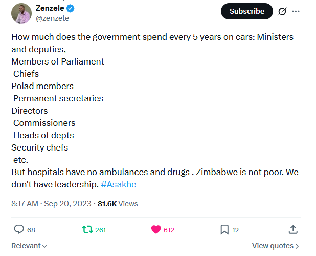hbanhire's tweet photo. Can those on the ground kindly confirm that hospitals now have ambulances and drugs.

Asking for a friend.

 #Asakhe!!!

Bcc: @zenzele https://t.co/ZogLGG0ZVT