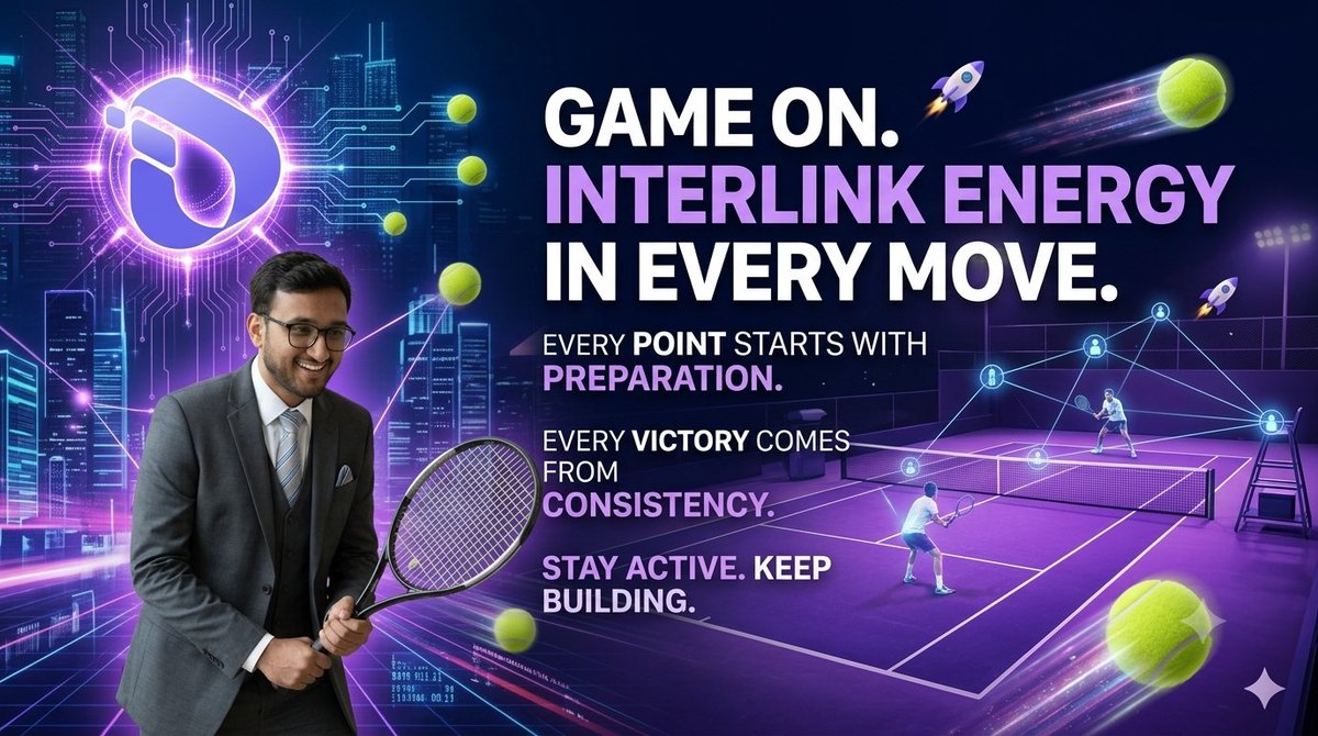 KumarShanu1019's tweet photo. 🎾 Every move matters. Every transaction strengthens InterLink. Every Linker helps build a stronger blockchain ecosystem. Stay active, keep contributing, and shape the future together—because today's actions create tomorrow's victories.
#InterLink #ITLG #ITL
@kv_interlink https://t.co/jhC8S9t9Gz