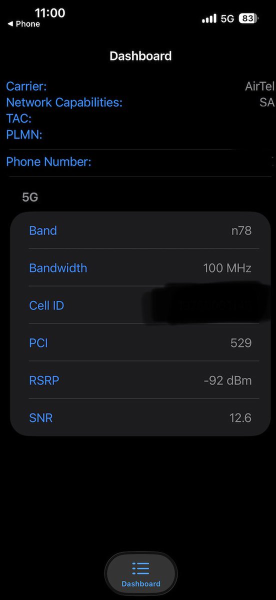 HARIPRASAD5205_'s tweet photo. @airtelindia @Airtel_Presence My iPhone 15 is on Airtel Postpaid with 5G SA enabled, but the network only shows "Airtel 5G" instead of "Airtel FastLane". Can you please check if FastLane/Priority 5G is correctly provisioned on my number? https://t.co/LB4EKKIIux