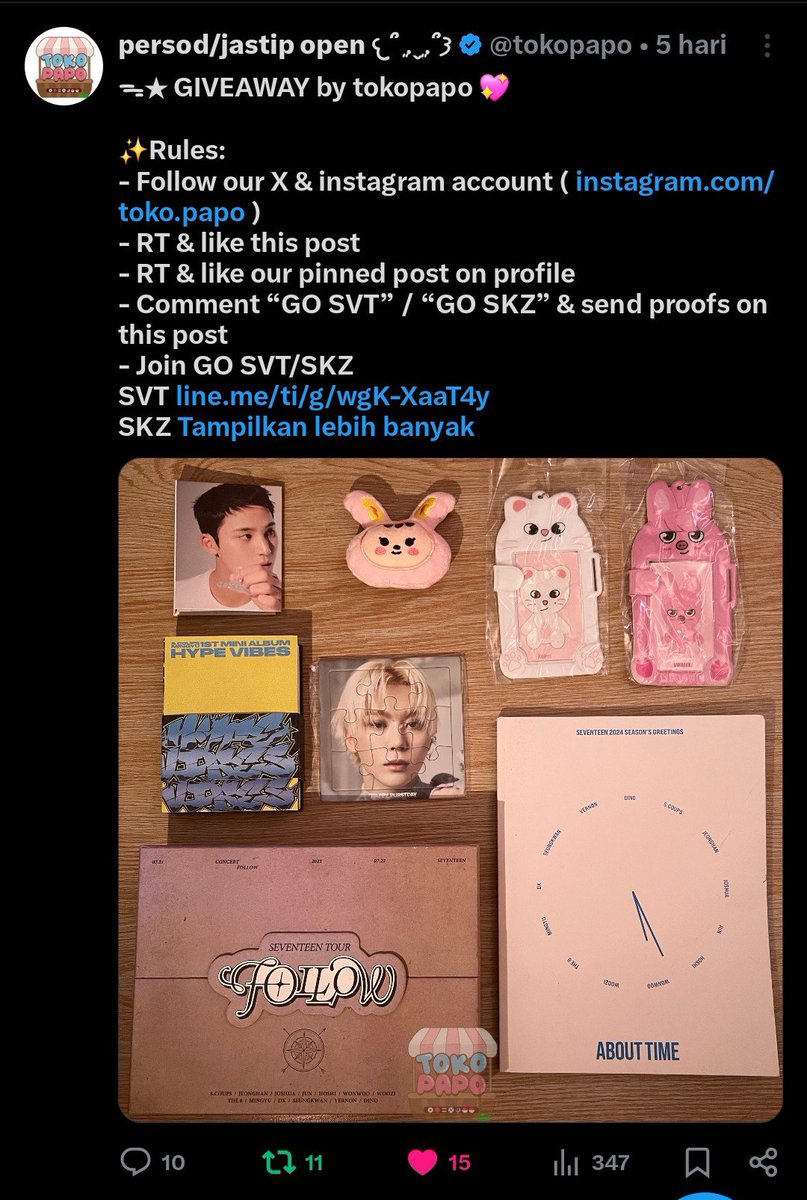 ocill___'s tweet photo. @tokopapo GO SVT https://t.co/aD8P2eHSSI