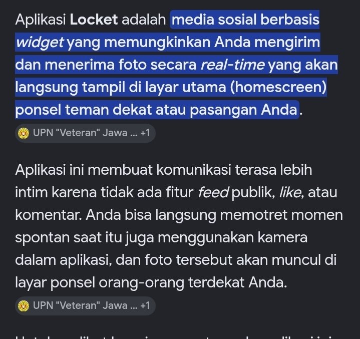 mindboster_'s tweet photo. Mengenal Locket Widget, Aplikasi yang Kembali Populer Berkat Instagram Instants

Belakangan ini, fitur Instagram Instants ramai diperbincangkan karena memiliki konsep yang mengingatkan banyak orang pada Locket Widget. https://t.co/g1u4ENekbX