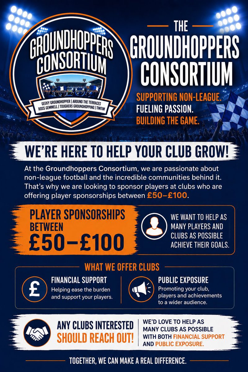 Maye_chat03's tweet photo. For those that don’t know, I’m part of a fantastic group, the @GConsortium2025. 

We’re looking for new sponsors this season. Please get in touch. https://t.co/YKjO9fvyZw