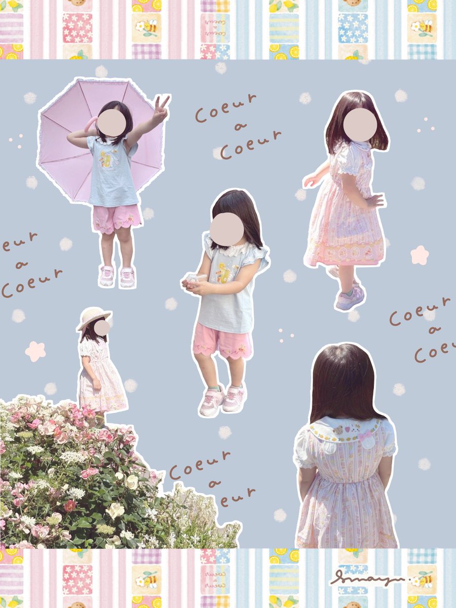 【おくま様】クーラクール17点おまとめ コラボさせていただいたクーラクール様の夏服 姪っ子が着てくれました