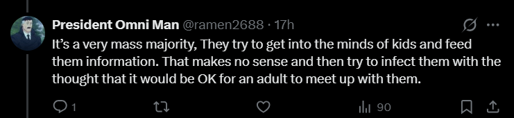 JustYourLocalD3's tweet photo. @ramen2688 @the_buxa @TheyNeedRights @awasiklol @DumbFoxFurry @ScalSense then you proceeded to say it's the vast majority without any evidence outside of very few individuals. again, it's fine if you hate us, but either back up your claims with hard evidence that isn't cherry-picked or just do the easier thing and say you hate us for who we are. https://t.co/m8vh5yTGsm