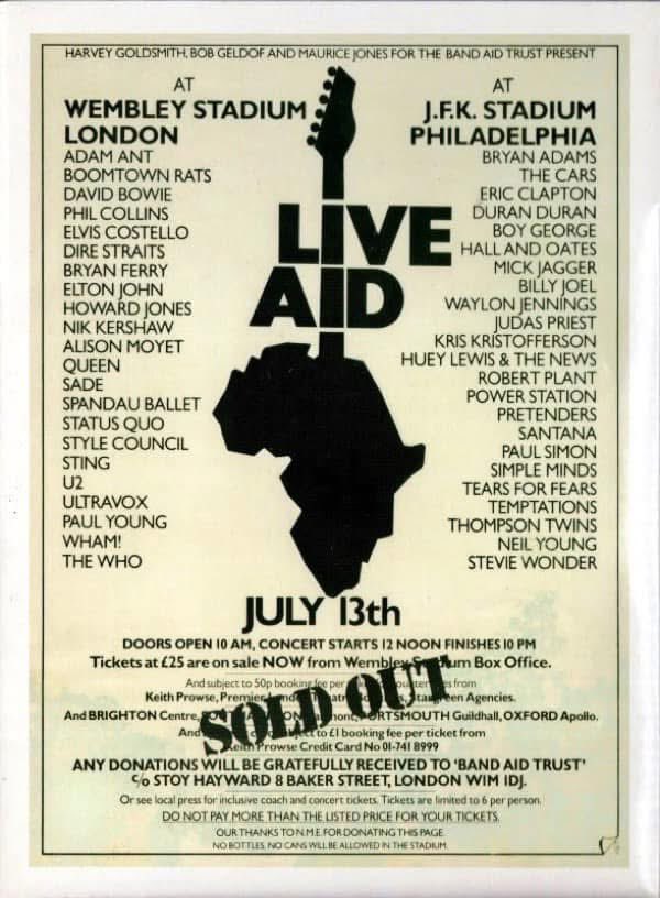 MikeRob66's tweet photo. 41 years ago today … What a day that was ! 
#LiveAid41 https://t.co/SUjoWgFy9i