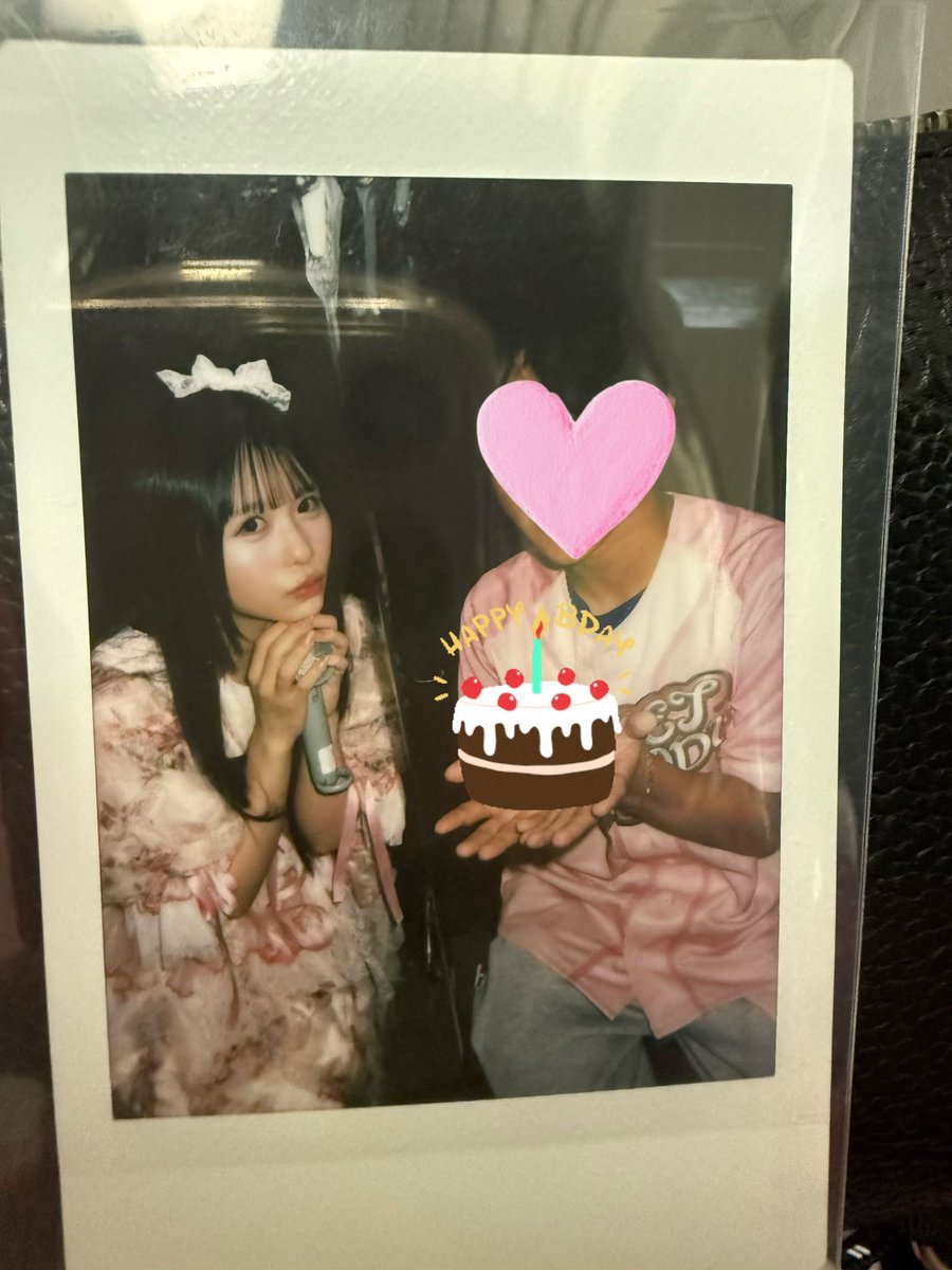 なつかと初チェキ✨️！ お互い誕生日が近くて幸せな時間でした