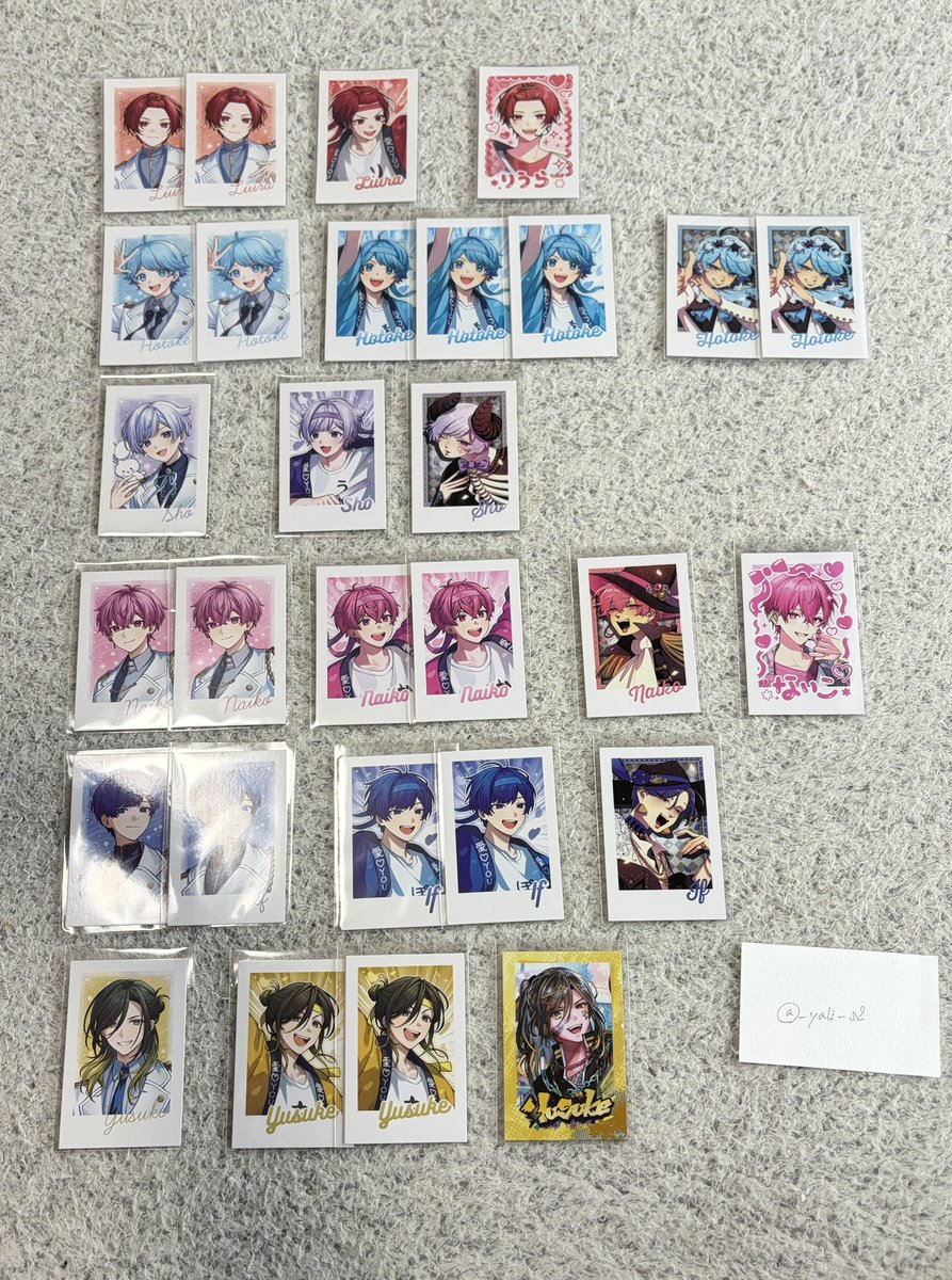 _yali_s2's tweet photo. 求:ぷれいす 1番様

譲:画像

交換・郵送のみ
まとめて交換いただける方優先
希望数集まり次第〆切
♥のみ辞退
 #いれいすグッズ交換 https://t.co/QqsqQOOTQS
