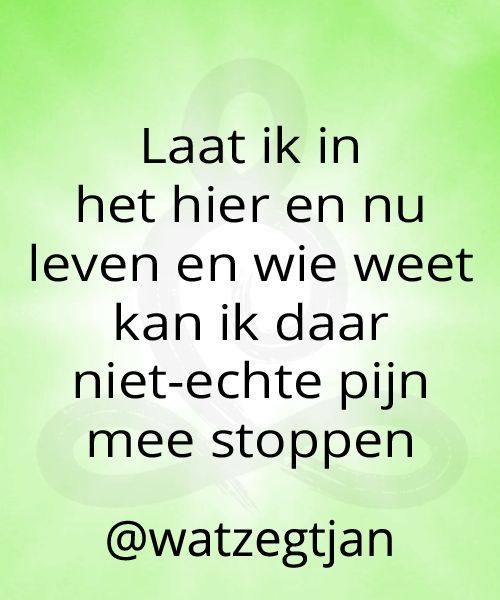 watzegtjan's tweet photo. Laat ik in het hier en nu leven en wie weet kan ik daar niet-echte pijn mee stoppen. #pijn https://t.co/hhYMc0mscY citaat uit blog 160 #zelfbeeld #zelfbewustzijn #hierennu #pijn #sores #levenmetNAH https://t.co/MEFvKzcls7