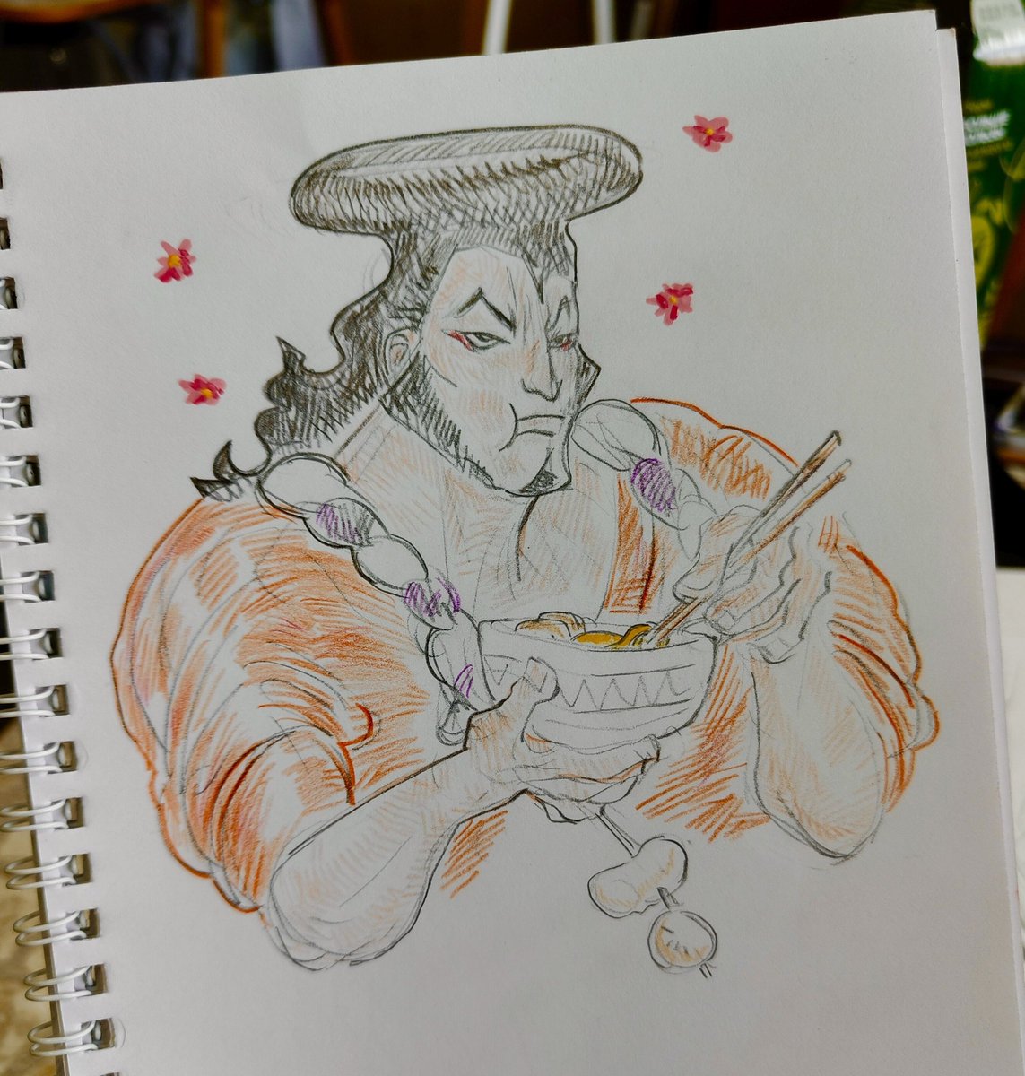 nikylui's tweet photo. #onepiece #oden 🍜🍜🍜 https://t.co/1xIJSWluoa