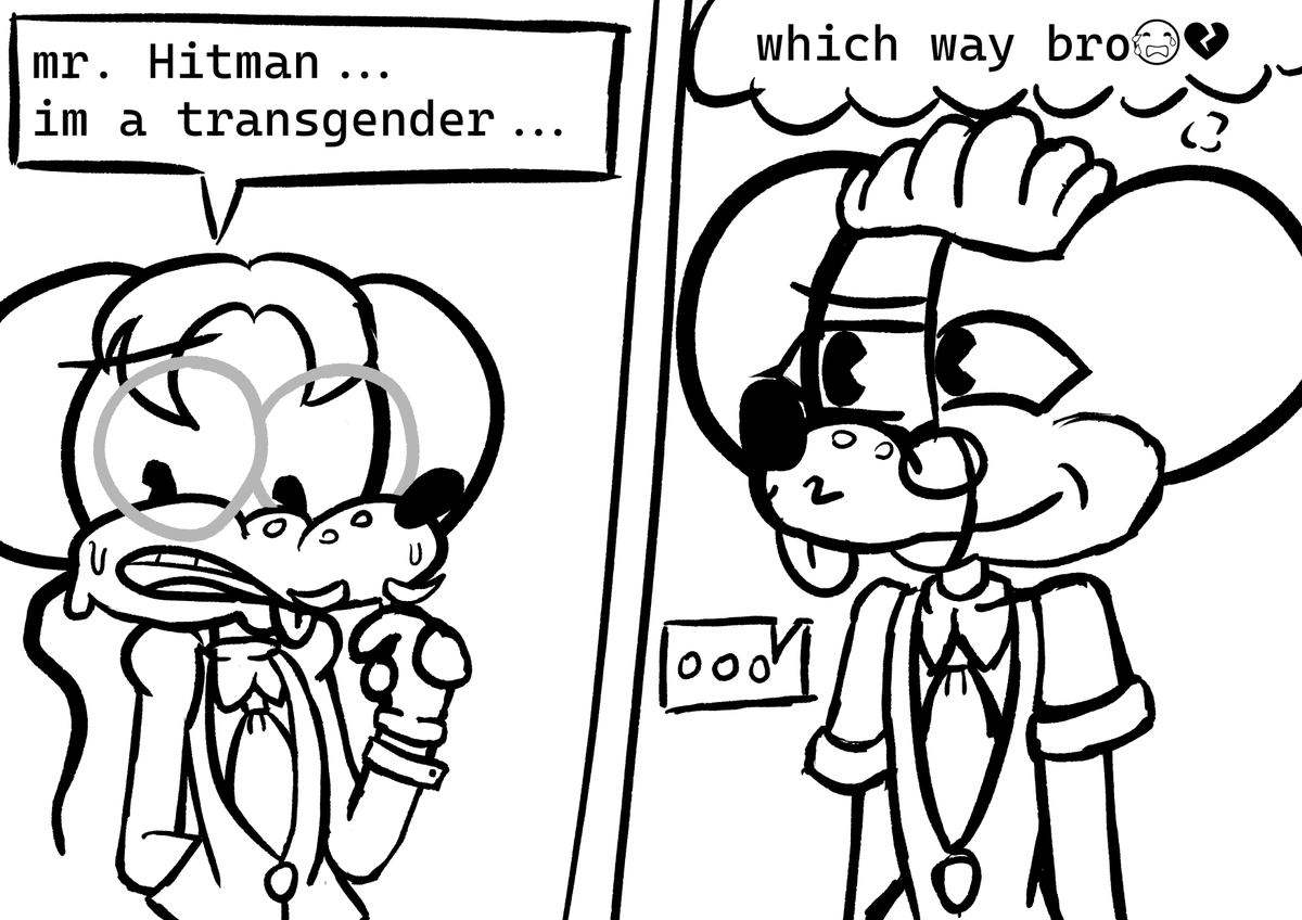 Sn0wO_O's tweet photo. Thanks to @rottenconmi for the idea! πΊ
(I still have to learn how to draw Hitman,,,)
#mousepifothire #mpifh https://t.co/tjA89ed5u8
