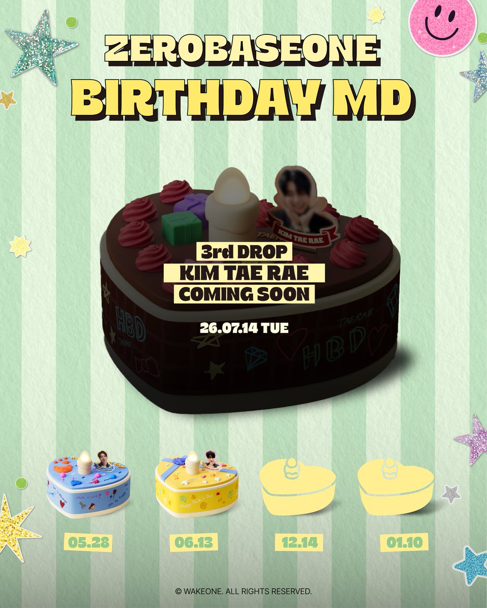 mnetplusmerch's tweet photo. [#MM] NEW MERCH! I #ZEROBASEONE KIM TAE RAE’s BIRTHDAY MD Coming Soon!🙌

ZB1 3번째 생일MD, 태래의 하트스피커🤎

📅 판매 기간: 2026.07.14 (화) 14:00 ~ 2026.07.16 23:59 (목) 23:59 (KST)
※ 자세한 내용은 7월 14일(화) 14시  𝗠𝗻𝗲𝘁 𝗣𝗹𝘂𝘀 𝗠𝗲𝗿𝗰𝗵 에서 확인하세요.

🔗 KR) https://t.co/BV0gKjAG7a
🔗 EN) https://t.co/7Rf6MpGhCF
🔗 JP) https://t.co/45vOO2eKC8
🔗 CN) https://t.co/wVftHrvf7A

-

ZB1 3rd Birthday MD, Tae Rae's Heart Speaker is coming🤎

📅 Sales Period: July 14, 2026 (Tue) 14:00 ~ July 16, 2026 (Thu) 23:59 (KST)
※ For more details, please check Mnet Plus Merch on Tuesday, July 14 at 14:00.

-

ZB1の3回目の Birthday MD、TAE RAEのハートスピーカーが発売されます 🤎

📅 販売期間: 2026.07.14 (火) 14:00 ~ 2026.07.16 (木) 23:59 (KST)
※ 詳細内容は7月14日(火)14時、Mnet Plus Merchにてご確認ください。

-

ZB1的第三个 Birthday MD，TAE RAE的心形音箱即将发售 🤎

📅 销售期间: 2026.07.14 (周二) 14:00 ~ 2026.07.16 (周四) 23:59 (KST)
※ 欲知详情，请于7月14日(周二) 14点前往 Mnet Plus Merch 查看。

#MnetPlusMerch #엠넷플러스머치
#MnetPlus #엠넷플러스
#Mnet #엠넷 #KPOP #케이팝
#ZEROBASEONE #ZB1 #제로베이스원
#KIMTAERAE #김태래 #HAPPYTAERAEDAY
@ZB1_official
