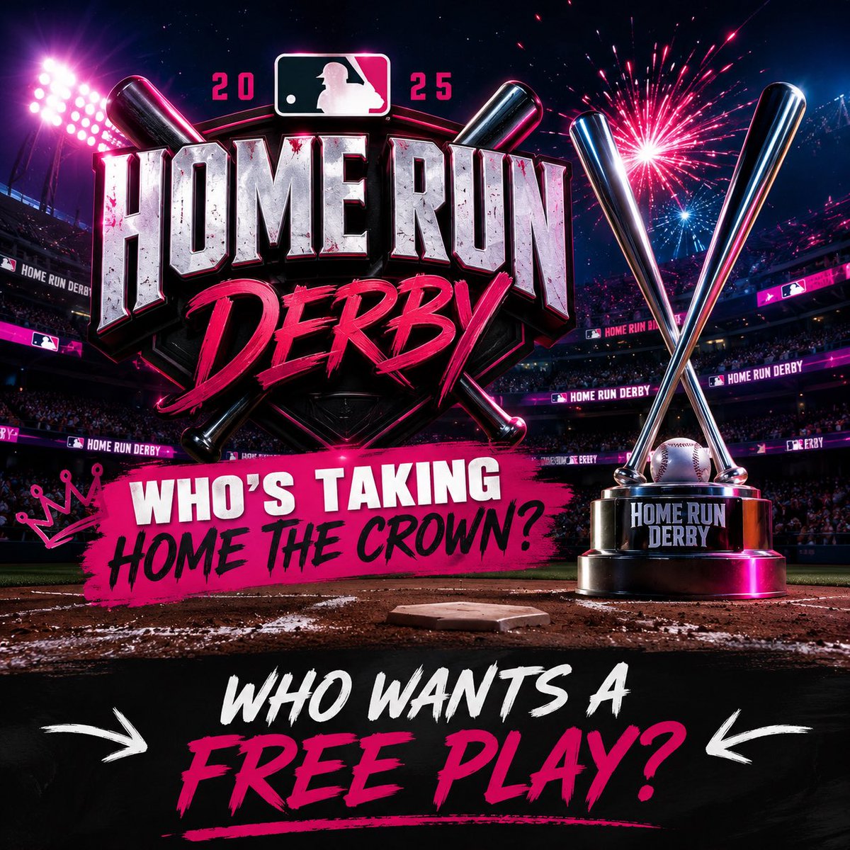 thefavindex's tweet photo. ⚾️ HOME RUN DERBY GIVEAWAY ⚾️

Who wants a FREE Home Run Derby play? 👀

Drop a 🔥 in the comments and I’ll DM my favorite bet before the first pitch.

Let’s cash one together. 💰🍀

#HomeRunDerby #MLB #SportsBetting #FreePlay #TheFavoriteIndex #TFI #BaseballX https://t.co/ieyKGE67KC