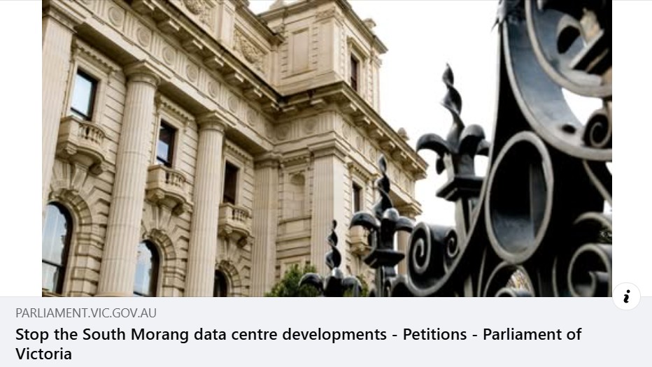 MMurphyWebster's tweet photo. DATA CENTERS are a hot topic. There is no consultation and no transparency on environmental and end user concerns.
Local and State Government have to stop treating the community as money pits.

https://t.co/5C1K5A94qi

#vicpol #costofgovernment #communityfirst https://t.co/r3QeScK4Uv