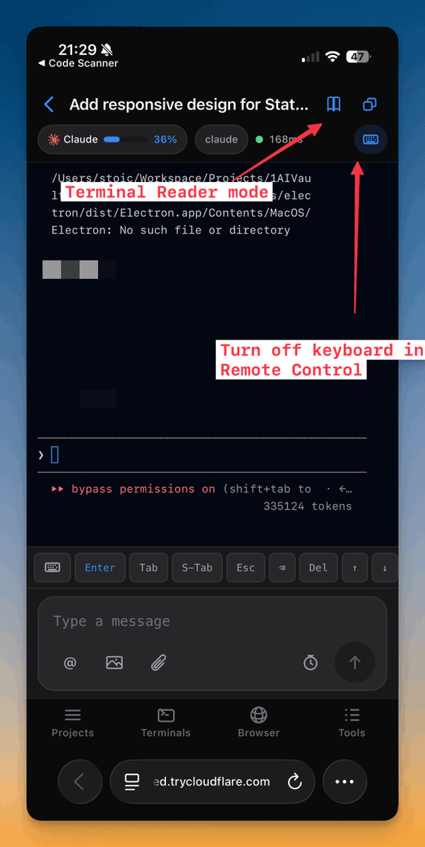 stoicsoft's tweet photo. Running marketing workflows across multiple AI agents? 1DevTool v1.38.0 adds mobile Reader Mode, live terminal timers, and faster Git, editor, and project switching. Check progress from your phone and see which agents are busy or done. https://t.co/guEvLh3PDp