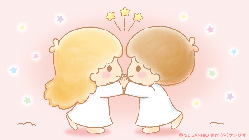 kikilala_sanrio's tweet photo. ハッピーな気持ちも、ふたりでシェアすると2倍になっちゃうの☆ https://t.co/fTPjjxRBDh