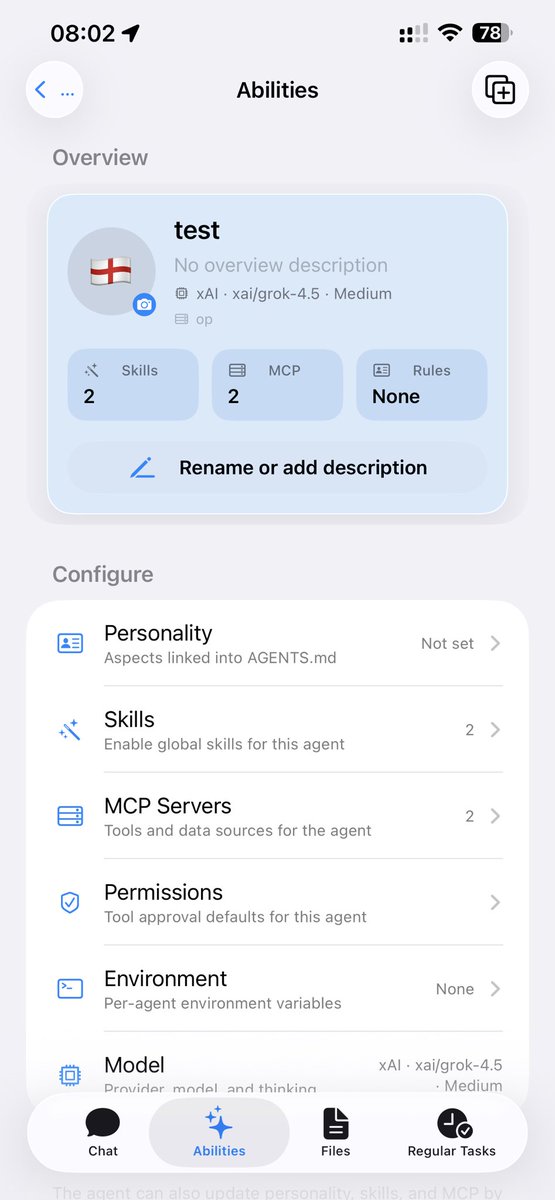 code_agents's tweet photo. new release in TestFlight. Migrated to opencode, optimized a lot of things, support of most opencode models, agent copy/customization https://t.co/joaVIS2OwJ