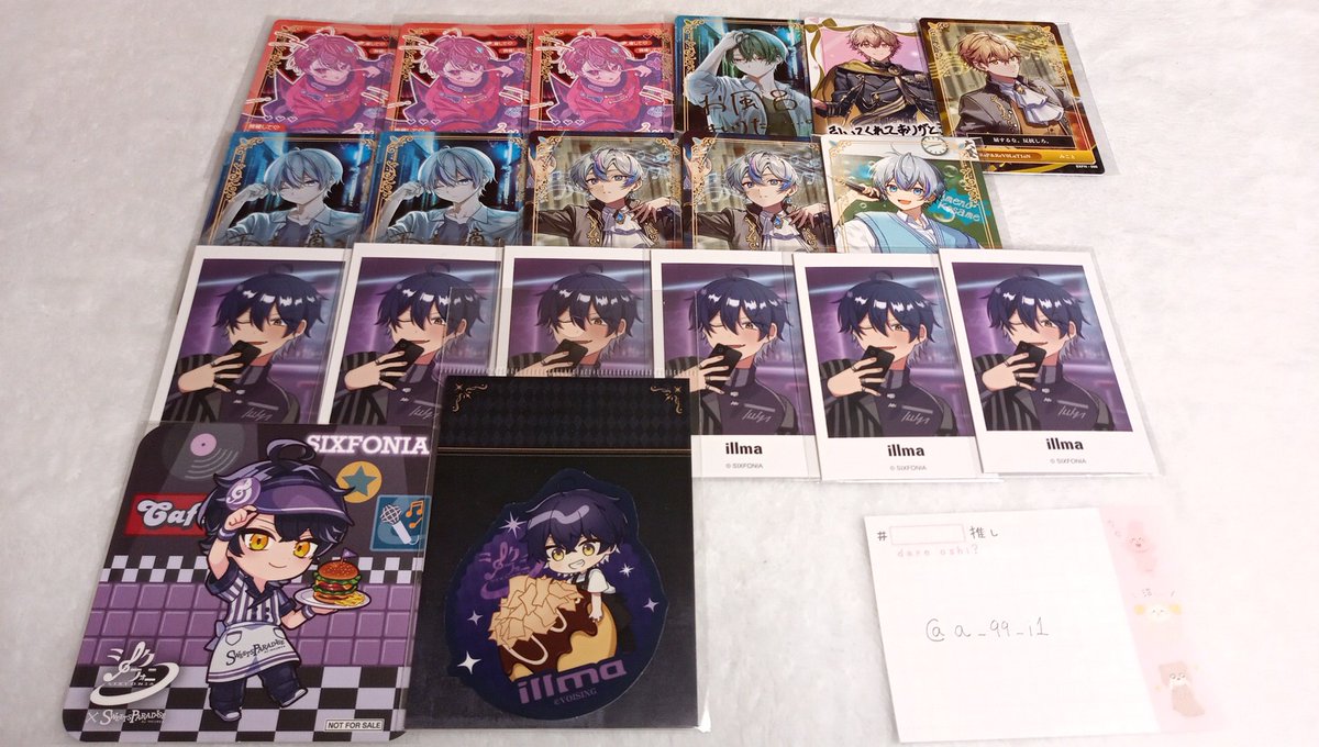 a_99_i1's tweet photo. 求:交換、買取
譲:画像のもの

固ツイ必読 、ALT詳細🈶
 #シクフォニグッズ交換
 #シクフォニグッズ買取 https://t.co/HQdO2uq9qd