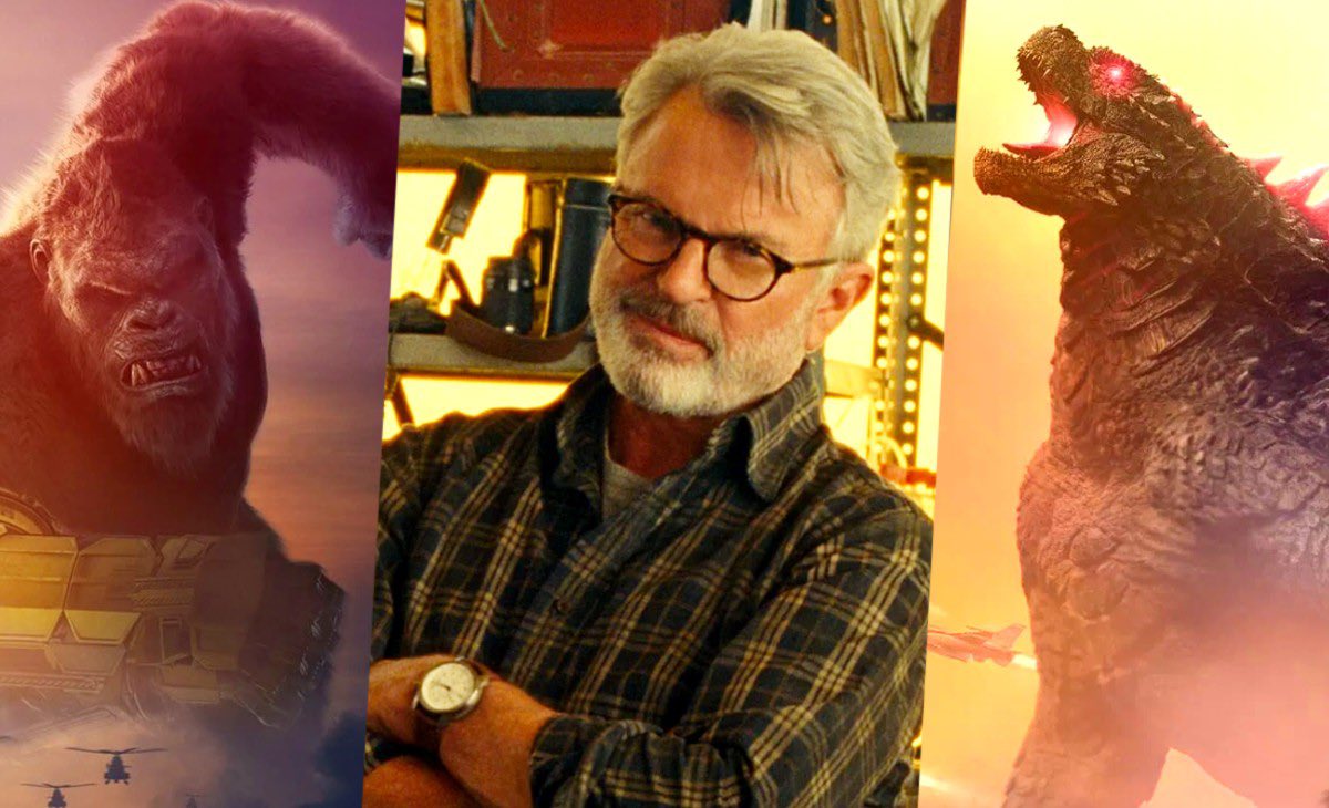 Mr_goji54's tweet photo. ‘Godzilla X Kong: Supernova’ is gonna be Sam Neil’s last film to appear with the news of his passing. https://t.co/vvtokS9sqW