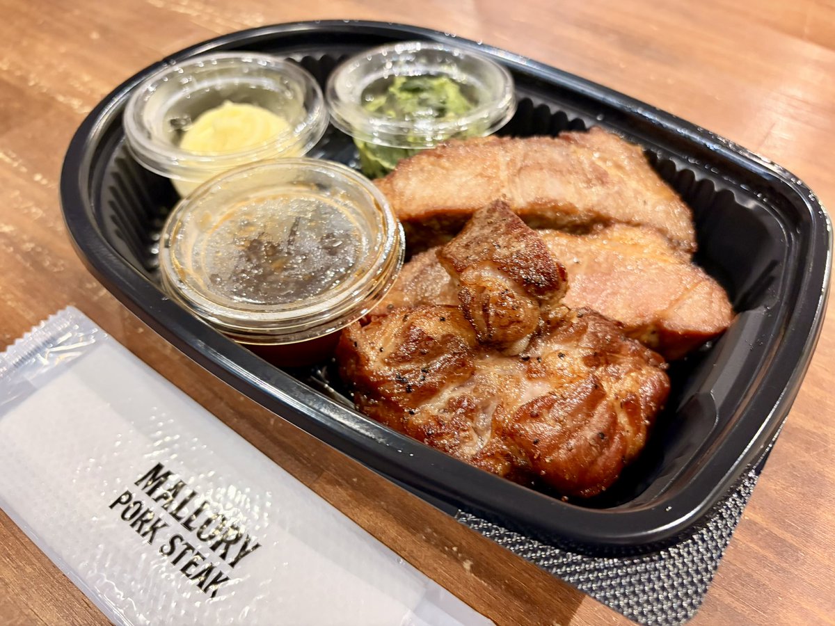GEN884's tweet photo. マロリーポークステーキ‼️ https://t.co/4Gsy2lA07v